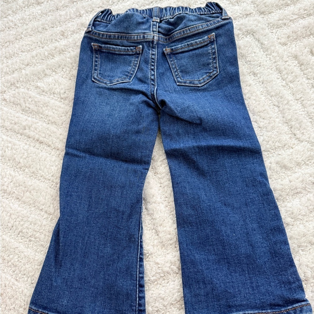 NWOT - Baby Gap Toddler Girl’s Sailor Flare Jeans - Size 3T - Picture 3 of 4